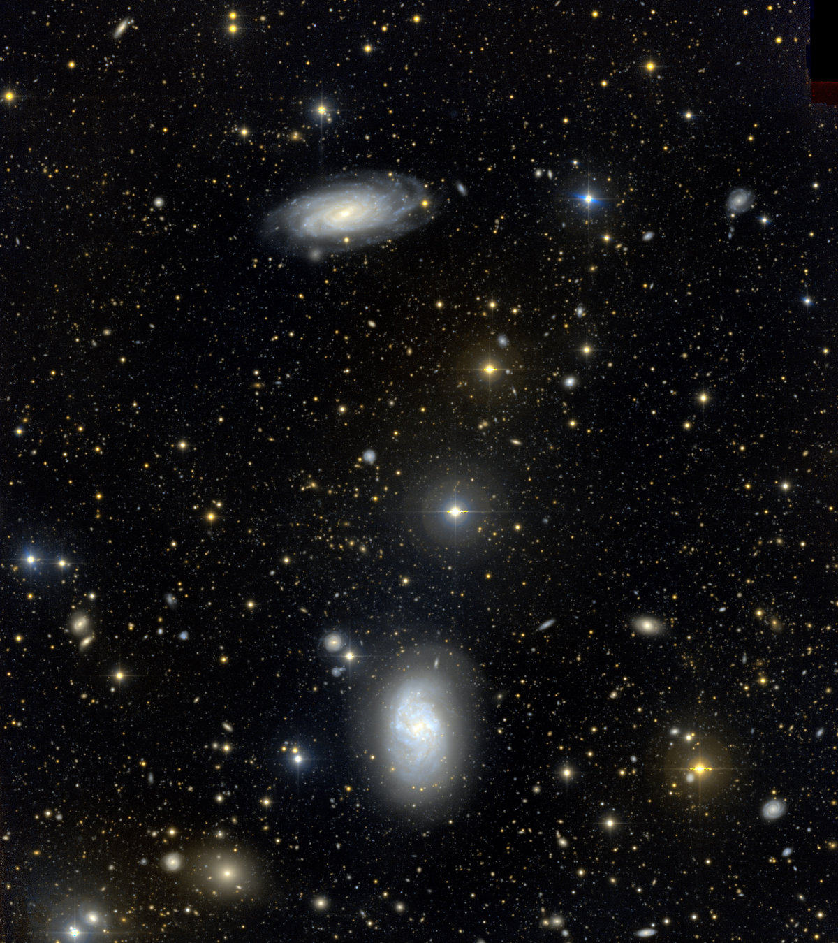 NGC1087 and NGC1090, two galaxies in the BEARD secure sample.